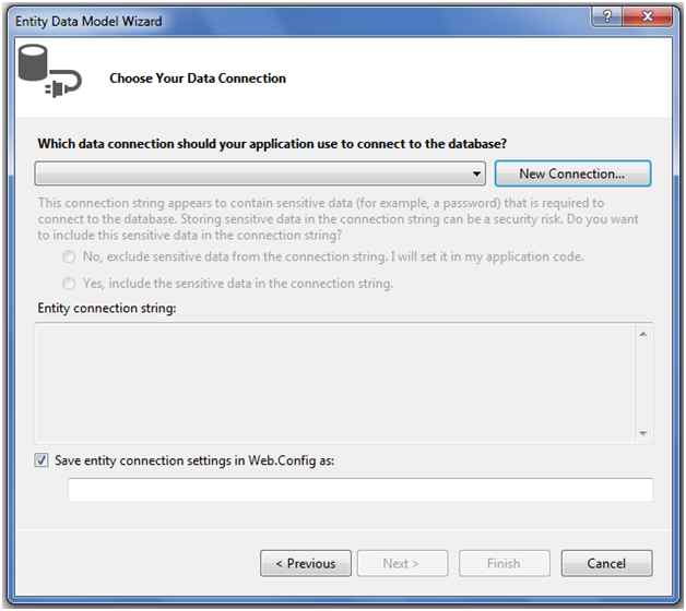Choosing Data Connection